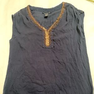 Lucky brand women’s sleeveless blouse
